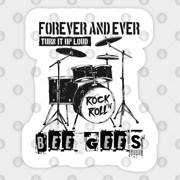 bee gees forever and ever Sticker by cenceremet